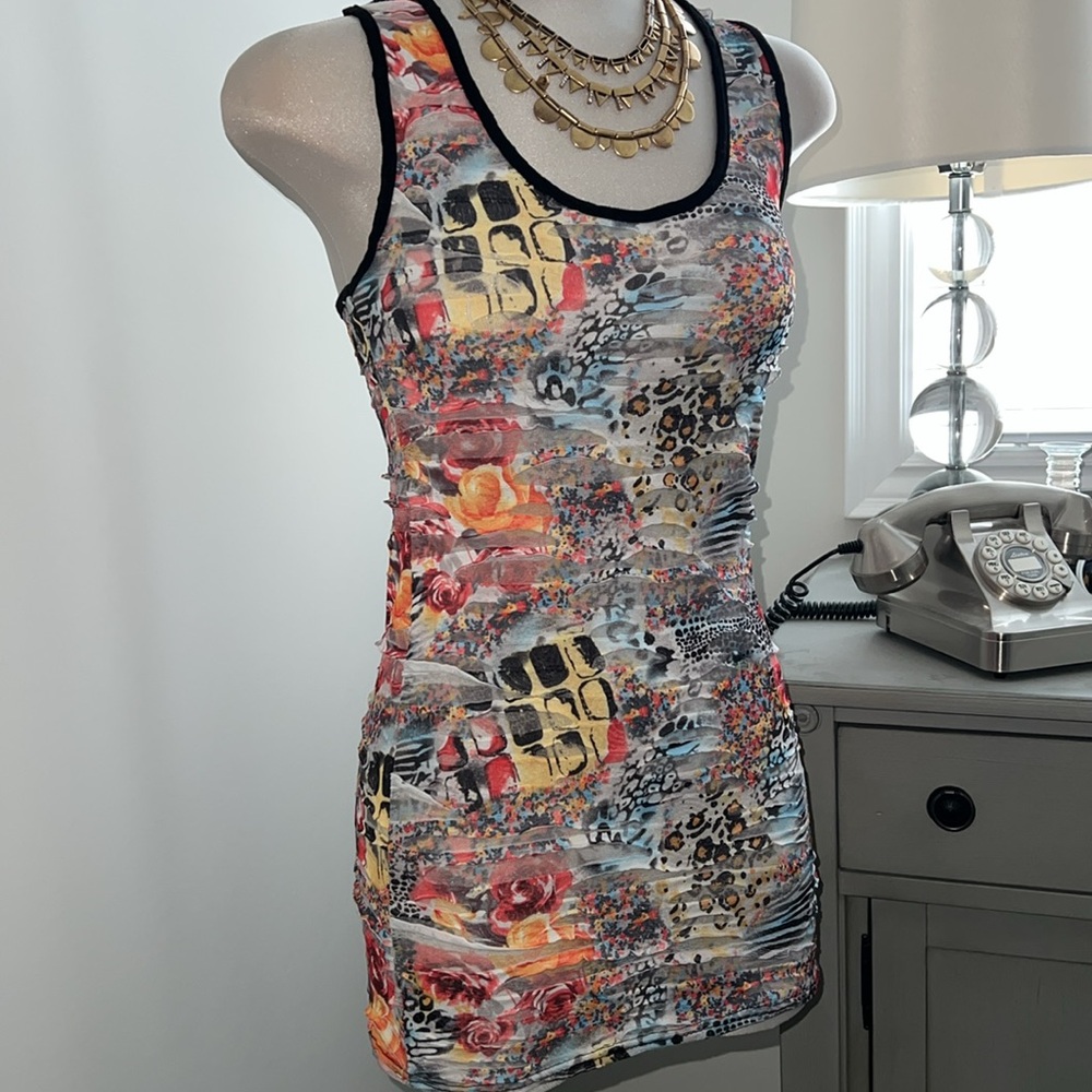 Ladies Long Tank Top - Picture 2 of 3